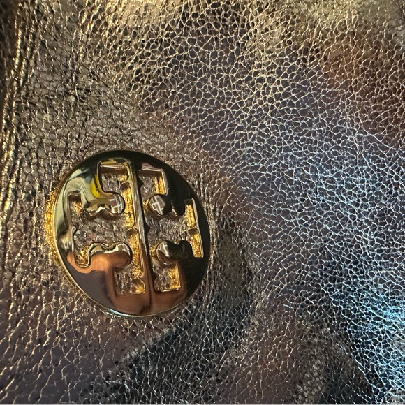 Tory Burch Metallic Gold Wristlet - Picture 7 of 12